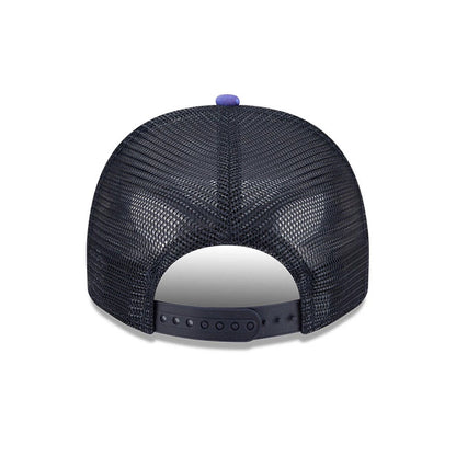 Pictured is this New Era Golf 9FIFTY A-Frame Snapback cap in navy. 7