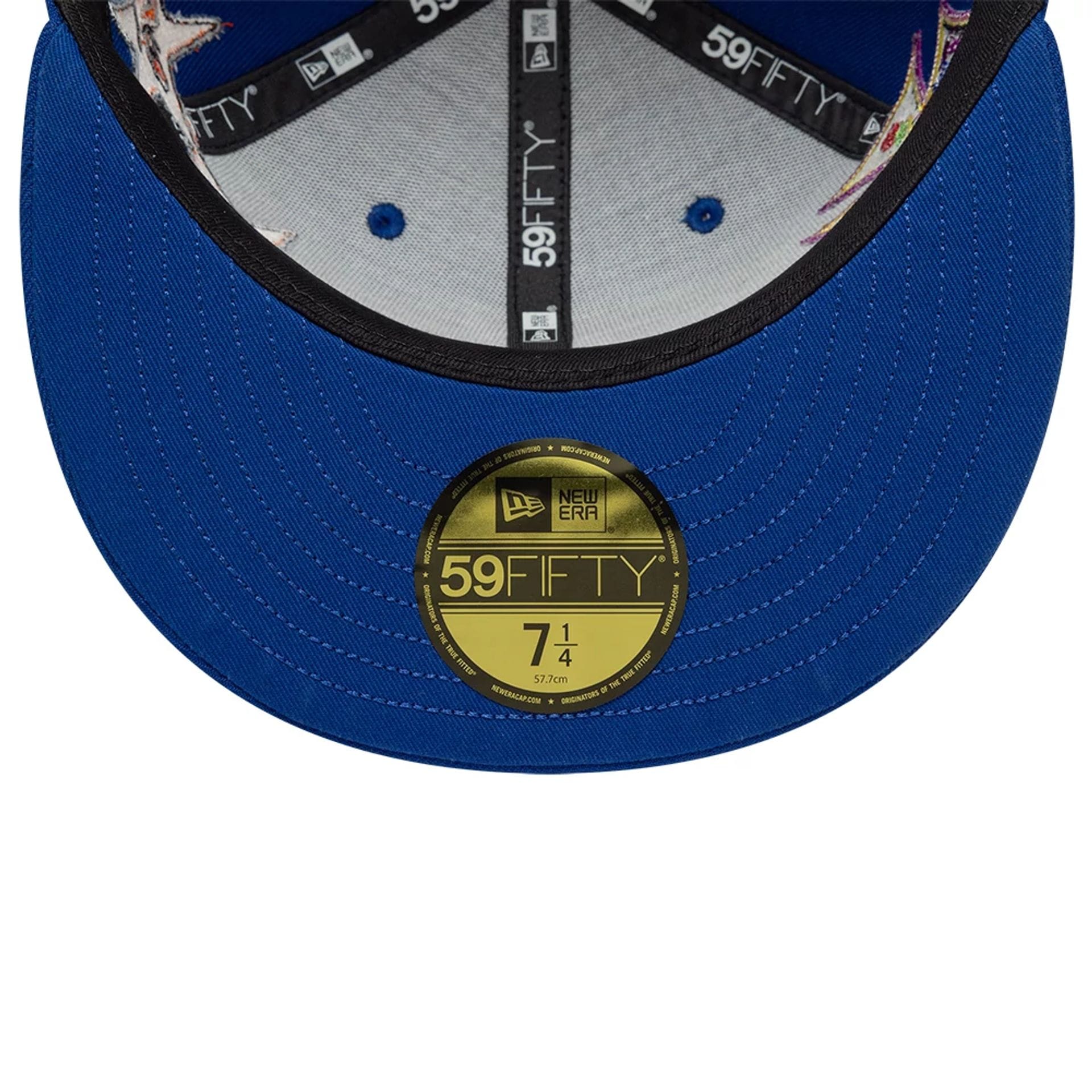 Pictured is this Twojeys X New Era 59FIFTY Fitted cap in blue. 7