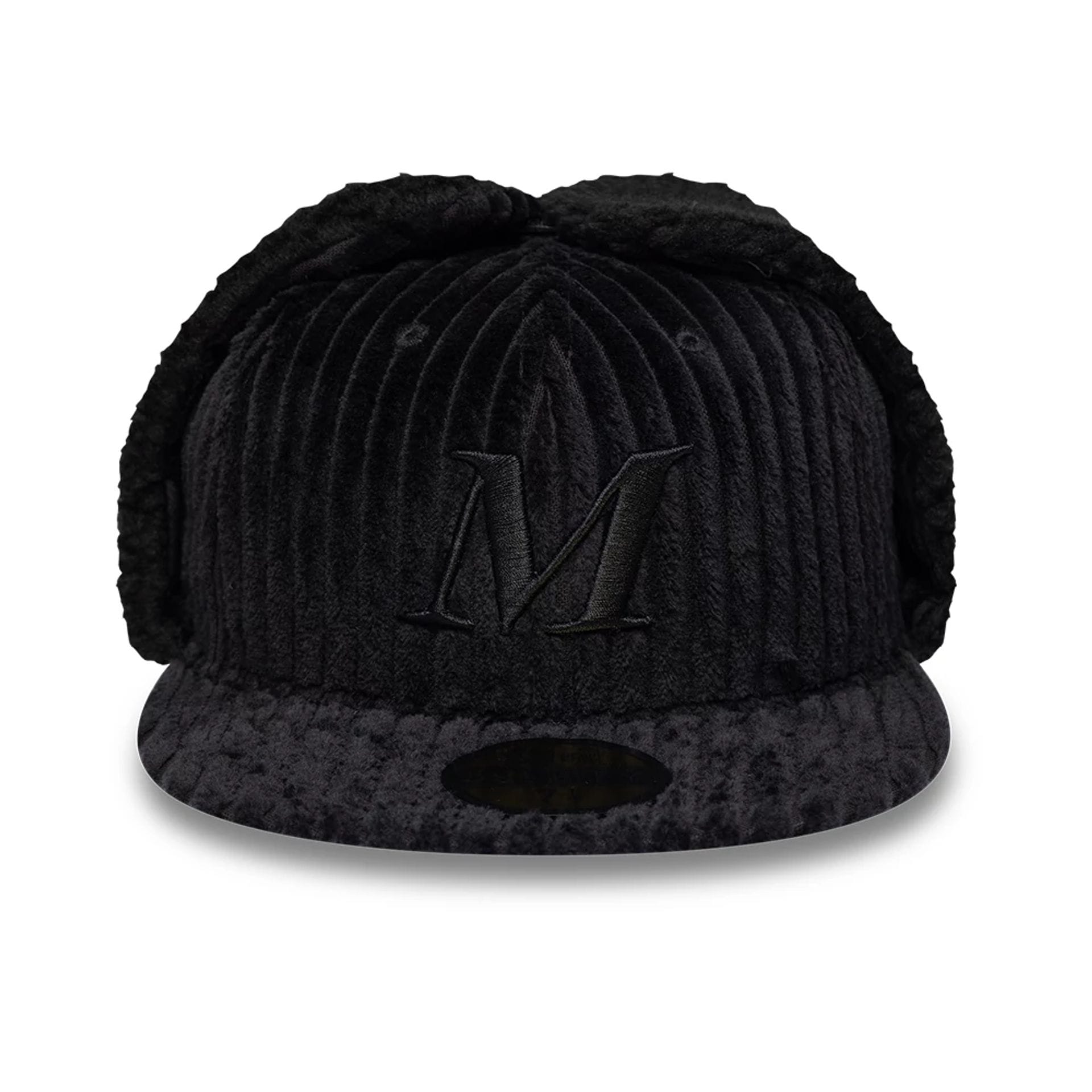 Mains X New Era Cord Black Dogear 59FIFTY Fitted Cap | NEC EU