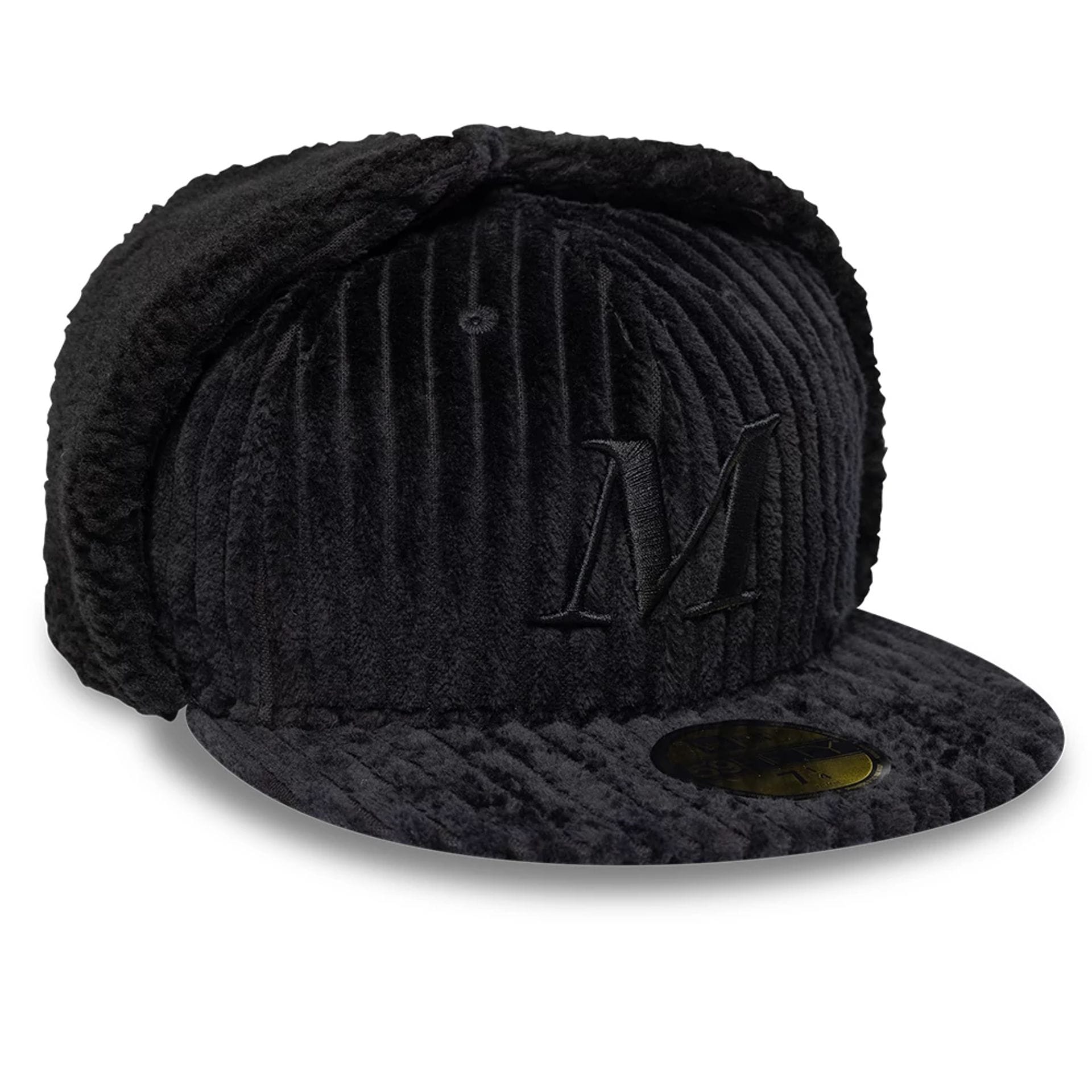 Mains X New Era Cord Black Dogear 59FIFTY Fitted Cap | NEC EU
