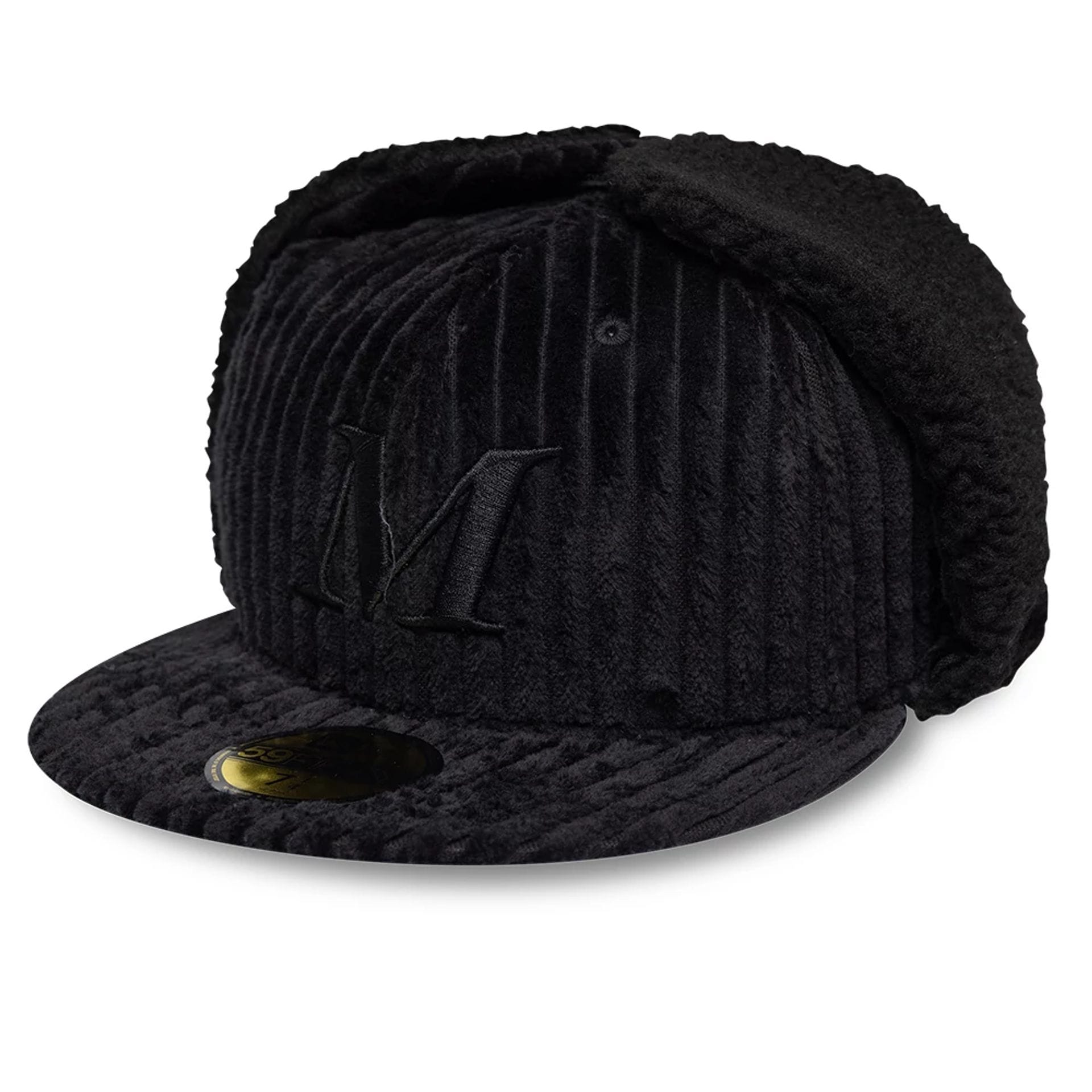 Mains X New Era Cord Black Dogear 59FIFTY Fitted Cap | NEC EU