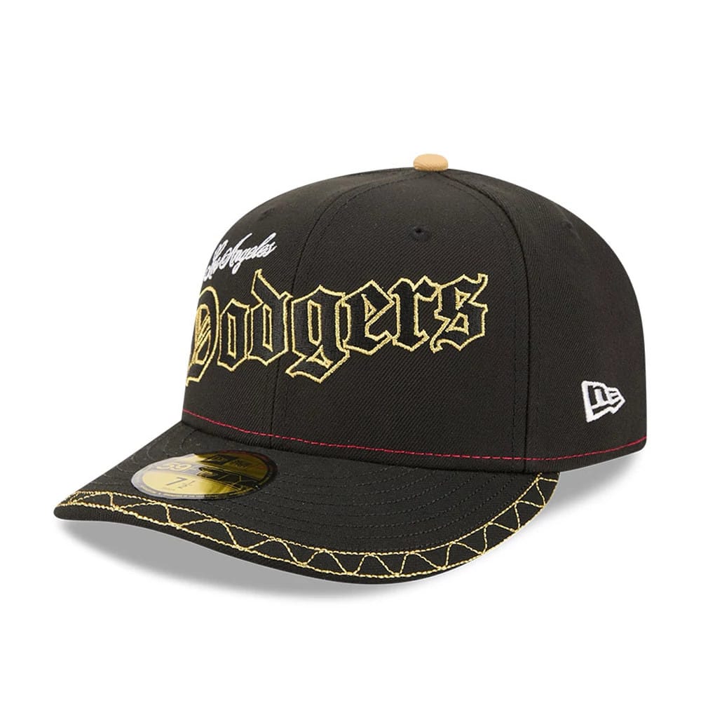 Pictured is this MLB Cinco De Mayo LA Dodgers 59FIFTY Fitted cap in black. 4