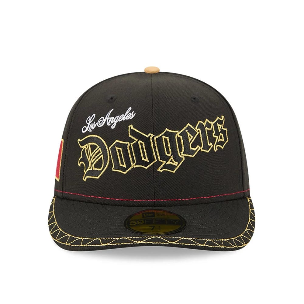 Pictured is this MLB Cinco De Mayo LA Dodgers 59FIFTY Fitted cap in black. 3