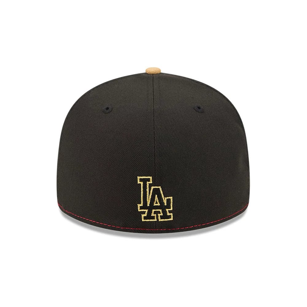 Pictured is this MLB Cinco De Mayo LA Dodgers 59FIFTY Fitted cap in black. 7