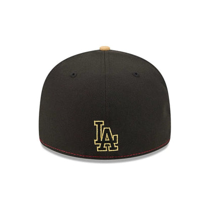 Pictured is this MLB Cinco De Mayo LA Dodgers 59FIFTY Fitted cap in black. 7
