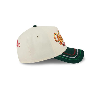 Pictured is this MLB Cinco De Mayo New York Yankees 9FORTY A-Frame Adjustable cap in cream. 5