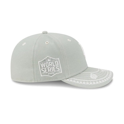 Pictured is this MLB Fathers Day LA Dodgers 59FIFTY Fitted cap in pastel green. 5