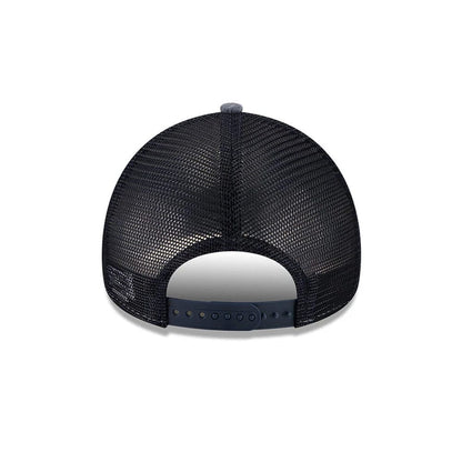 Pictured is this MLB Fathers Day New York Yankees 9FORTY A-Frame Trucker Adjustable cap in navy. 7
