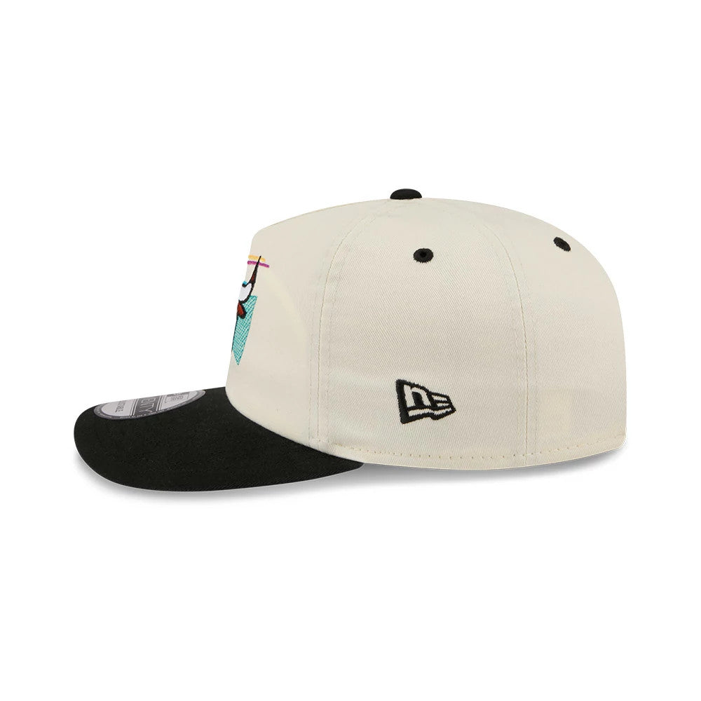 Pictured is this NBA Hardwood Classic Chicago Bulls 19TWENTY Adjustable cap in cream. 6