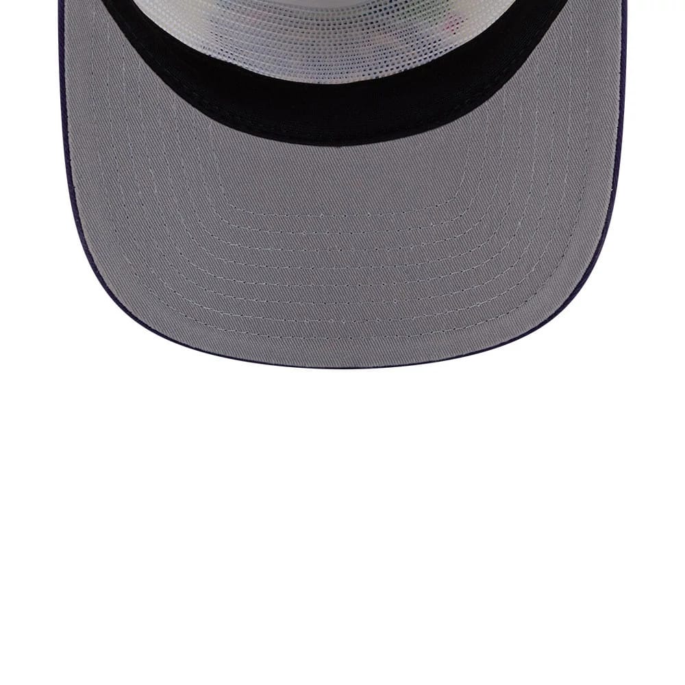 Pictured is this NBA Hardwood Classic LA Lakers 19TWENTY Adjustable cap in white. 2