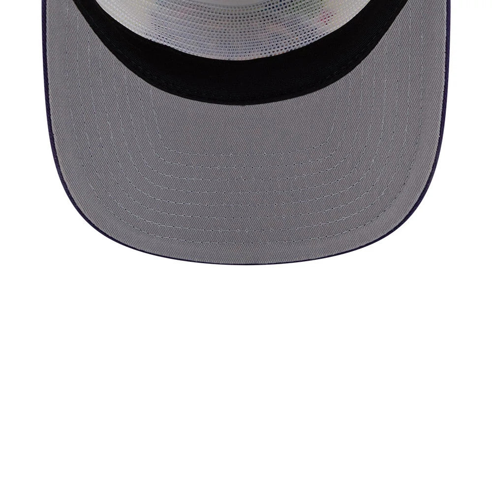 Pictured is this NBA Hardwood Classic LA Lakers 19TWENTY Adjustable cap in white. 2
