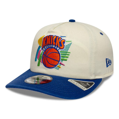 Pictured is this NBA Hardwood Classic New York Knicks 19TWENTY Adjustable cap in Cream. 4