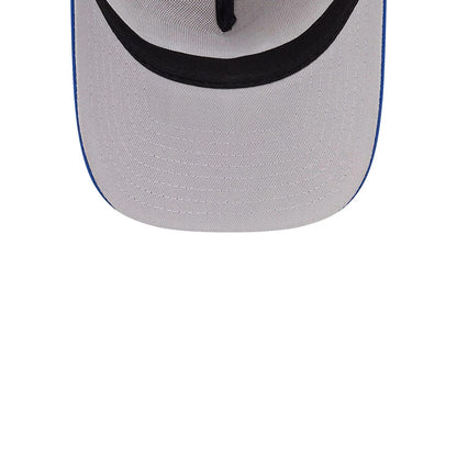Pictured is this NBA Hardwood Classic New York Knicks 9FORTY A-Frame Adjustable cap in light beige. 2
