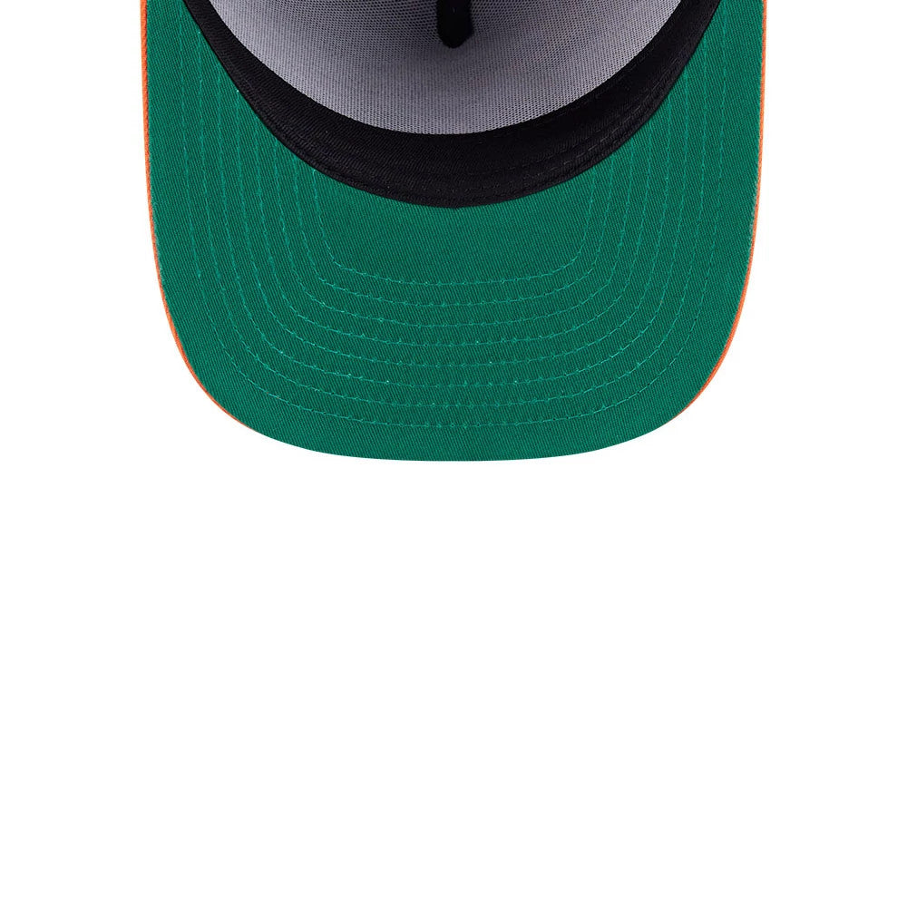 Pictured is this Looney Tunes Chasin Carrots Bugs Bunny 59FIFTY A-Frame Fitted cap in black & orange. 2