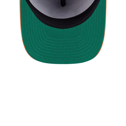 Pictured is this Looney Tunes Chasin Carrots Bugs Bunny 59FIFTY A-Frame Fitted cap in black & orange. 2