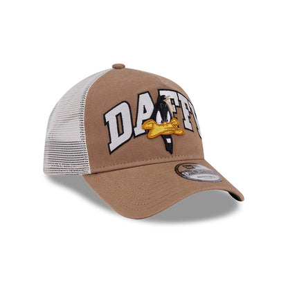 Pictured is this Looney Tunes Daffy Duck Arch 9FORTY A-Frame Adjustable cap in Beige. 4