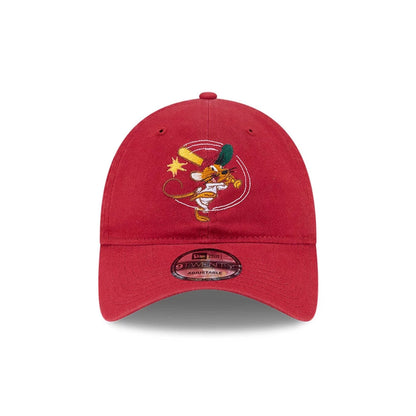 Pictured is this Looney Tunes Speedy Gonzales 9TWENTY Adjustable cap in dark red. 3