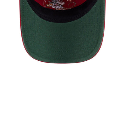Pictured is this Looney Tunes Speedy Gonzales 9TWENTY Adjustable cap in dark red. 2