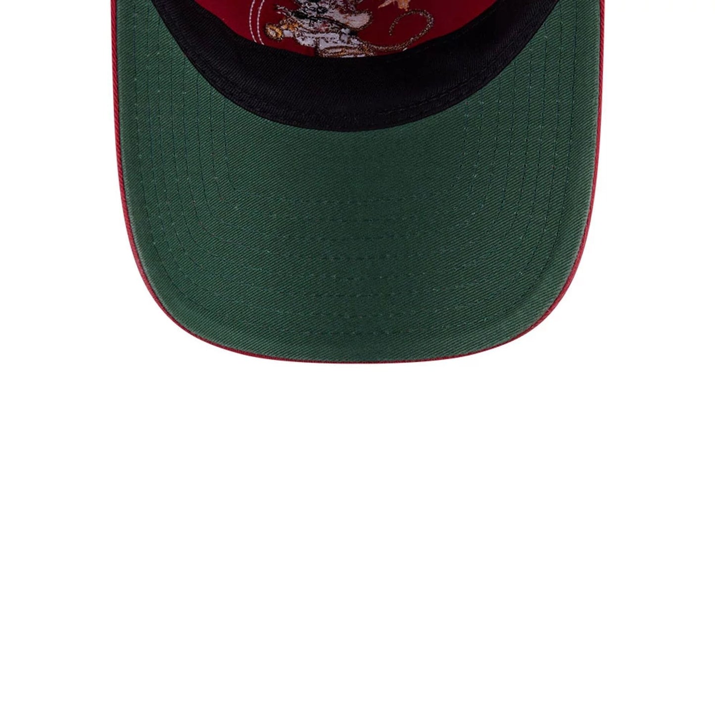 Pictured is this Looney Tunes Speedy Gonzales 9TWENTY Adjustable cap in dark red. 2