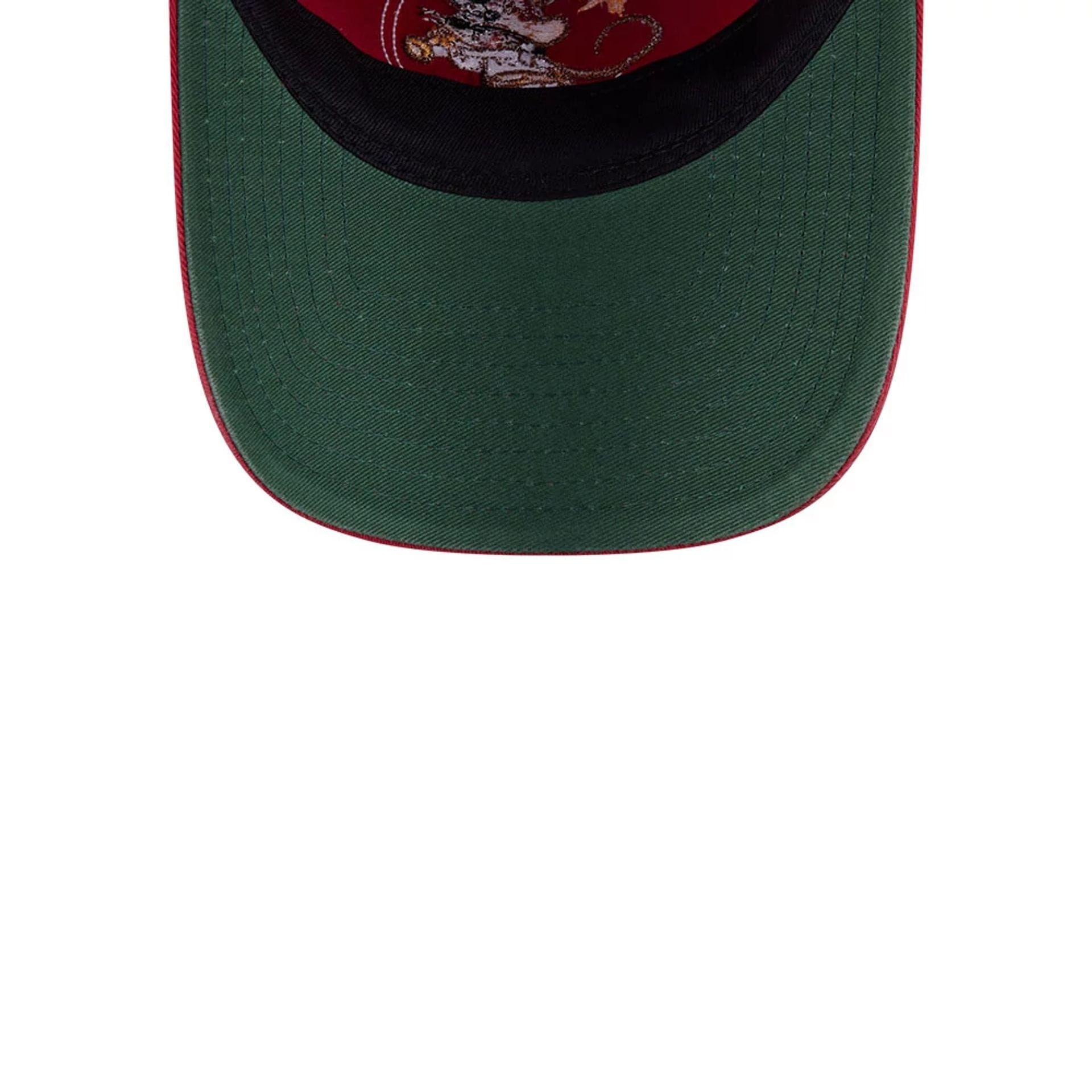 Pictured is this Looney Tunes Speedy Gonzales 9TWENTY Adjustable cap in dark red. 2
