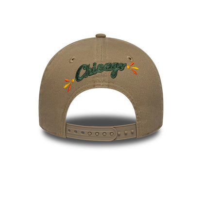 Pictured is this MLB Vibrant Festivities Chicago White Sox 9FORTY A-Frame Adjustable cap in Beige. 3