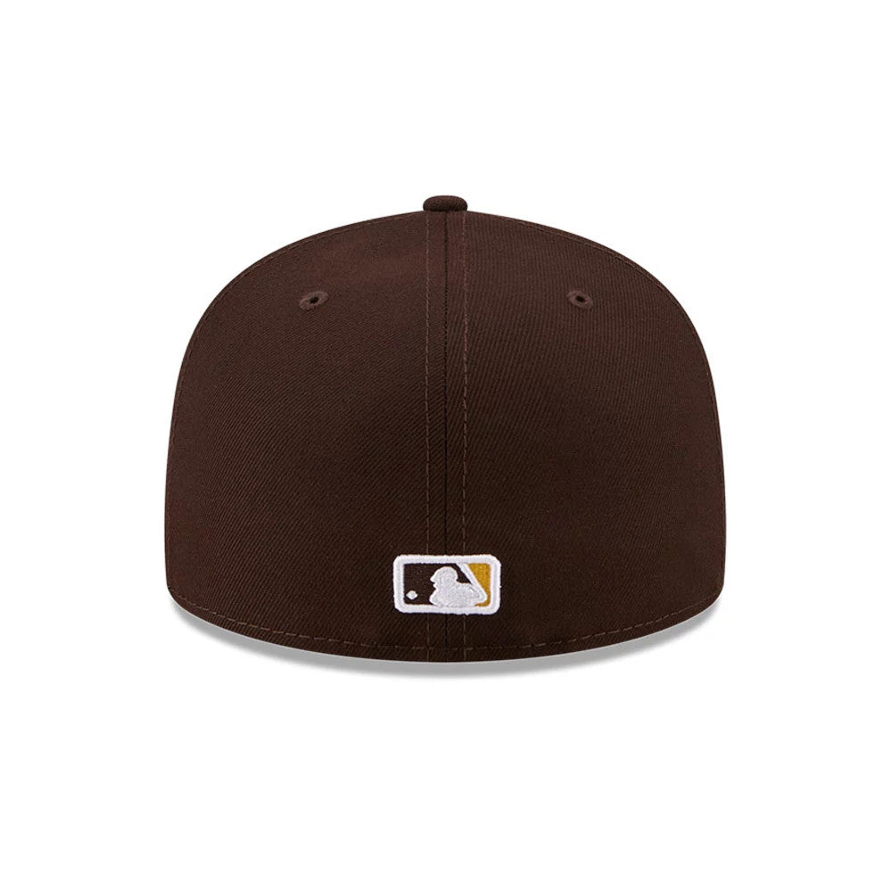 Pictured is this MLB X Anchorman Stay Classy San Diego Padres 59FIFTY Fitted cap in Black. 7