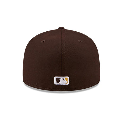 Pictured is this MLB X Anchorman Stay Classy San Diego Padres 59FIFTY Fitted cap in Black. 7