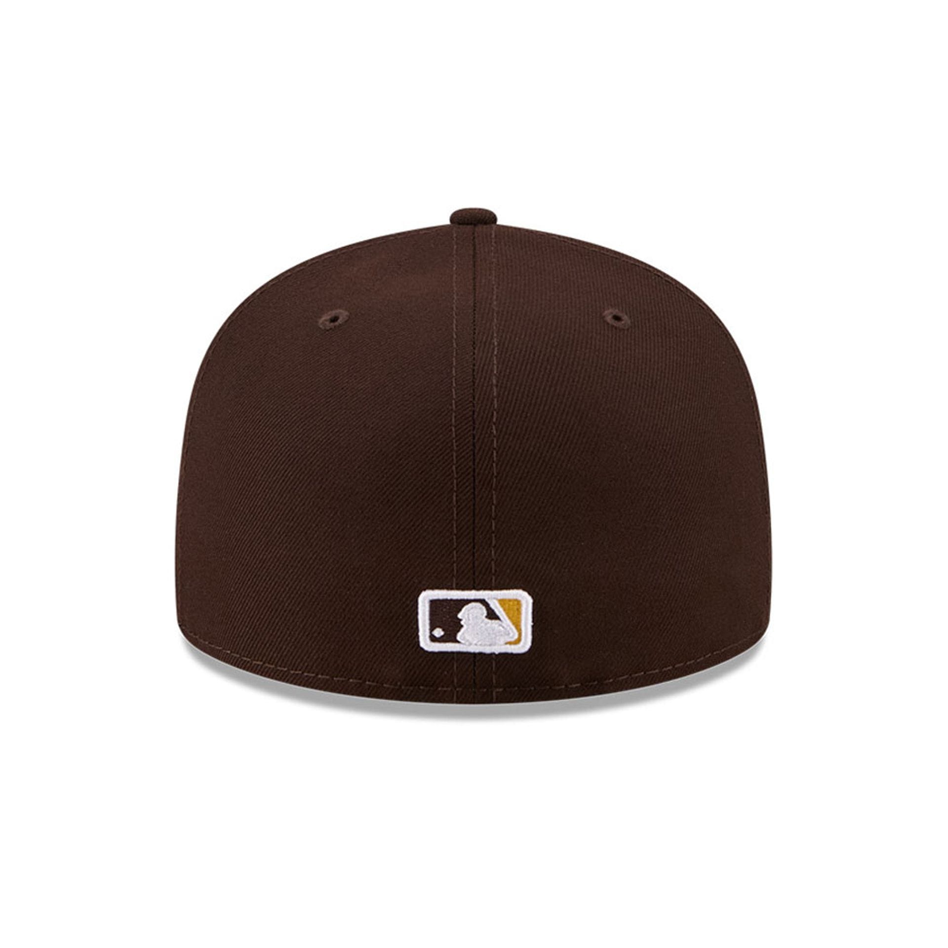 Pictured is this MLB X Anchorman Stay Classy San Diego Padres 59FIFTY Fitted cap in Black. 7