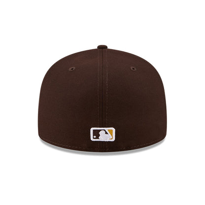 Pictured is this MLB X Anchorman Stay Classy San Diego Padres 59FIFTY Fitted cap in Black. 7