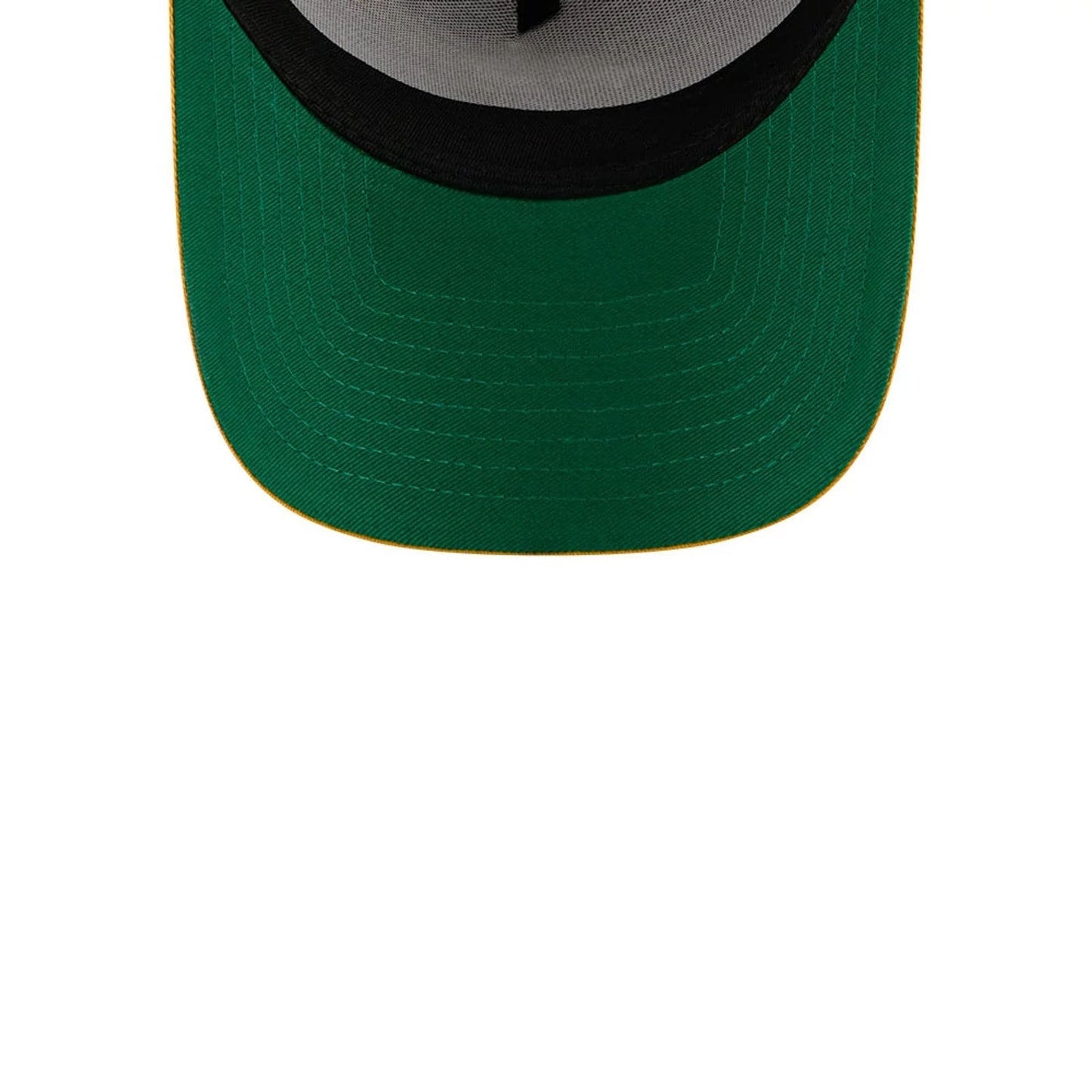 Pictured is this MLB X Anchorman Whammy San Diego Padres 9FORTY A-Frame Trucker Adjustable cap in dark brown. 2