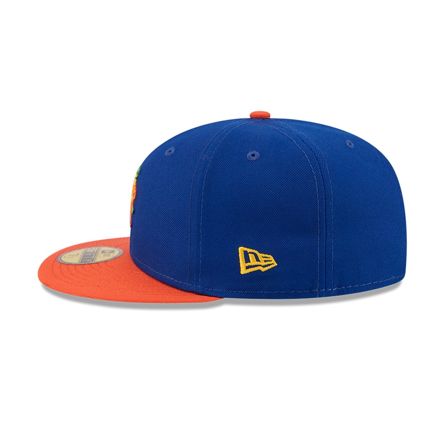 Pictured is this MLB X Coming To America New York Mets 59FIFTY Fitted cap in blue. 7