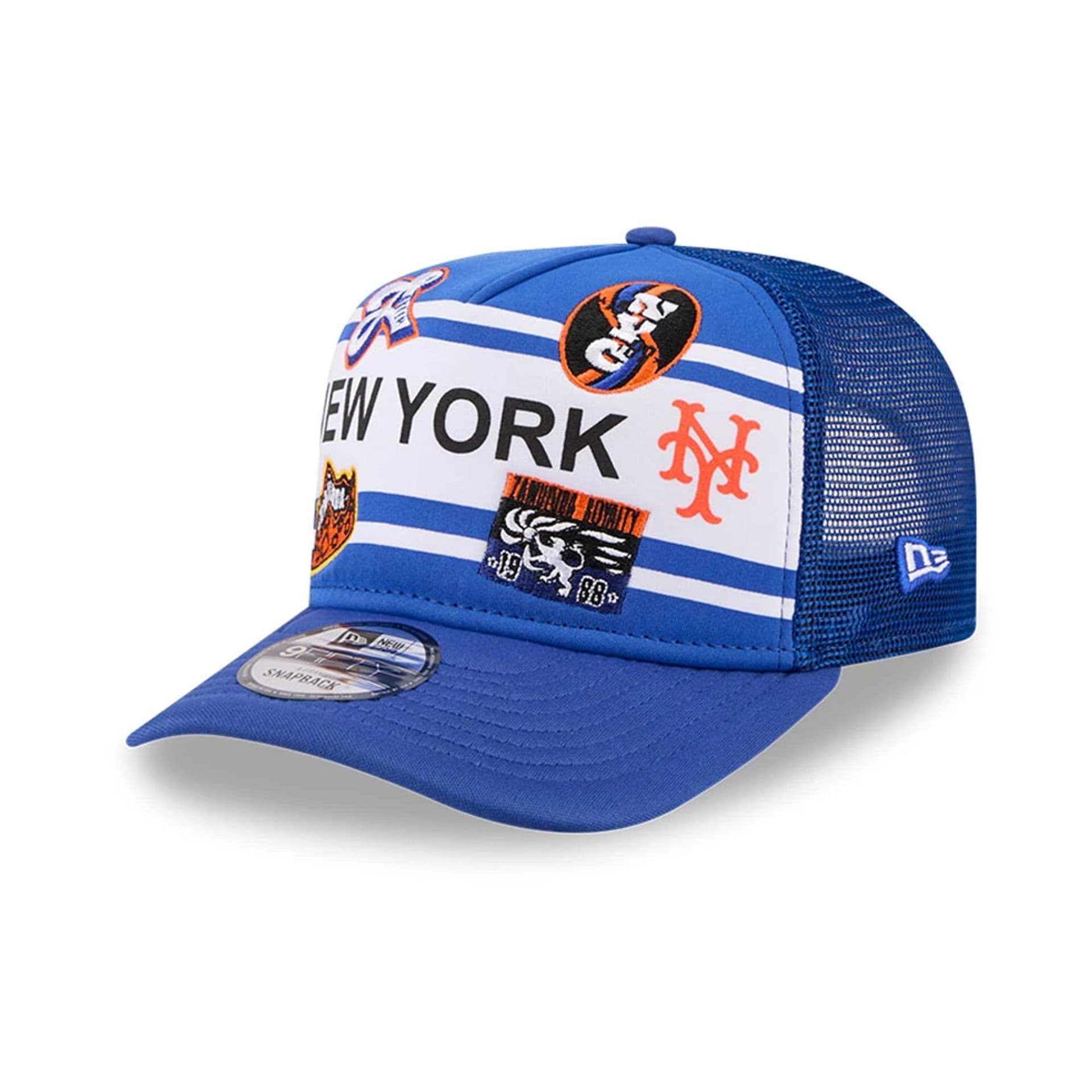 MLB X Coming To America New York Mets Blue 9FIFTY A-Frame Snapback