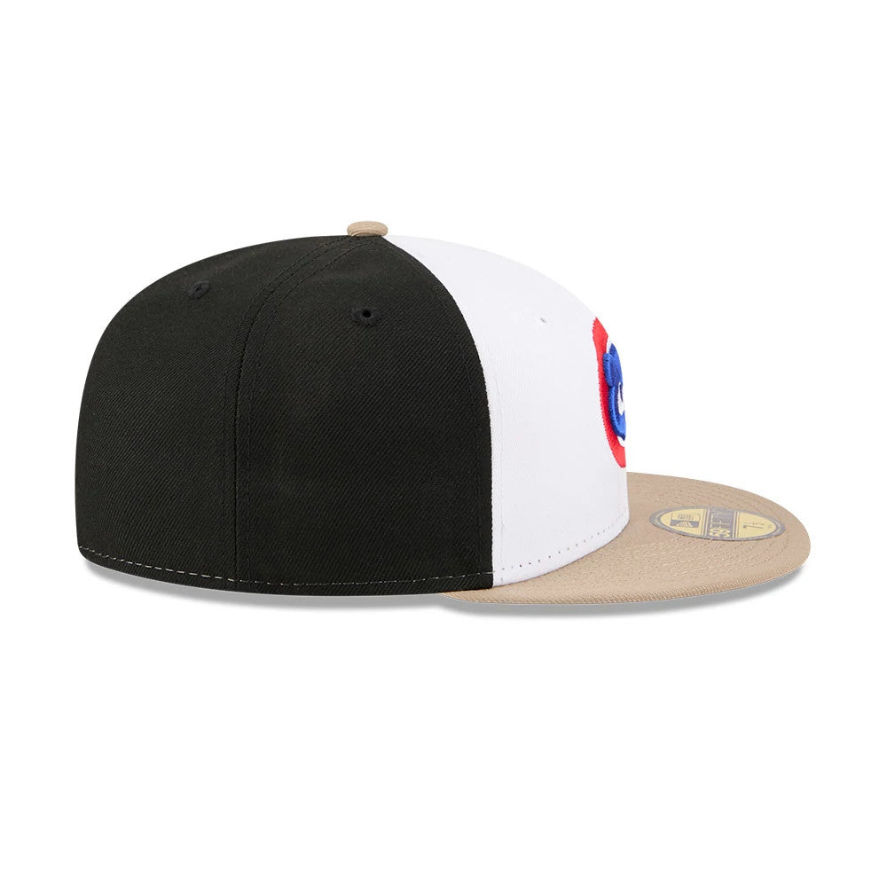 Pictured is this MLB X Ferris Bueller's Day Off Chicago Cubs 59FIFTY Fitted cap in white. 7