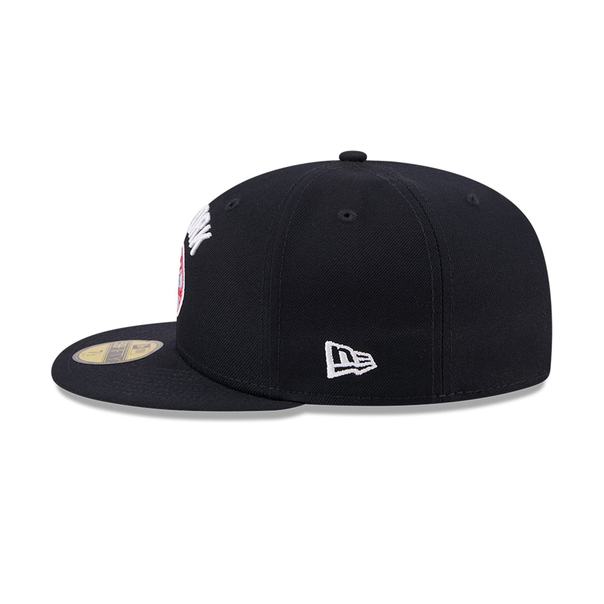 Pictured is this MLB X Seinfeld New York Yankees 59FIFTY Fitted cap in navy. 6