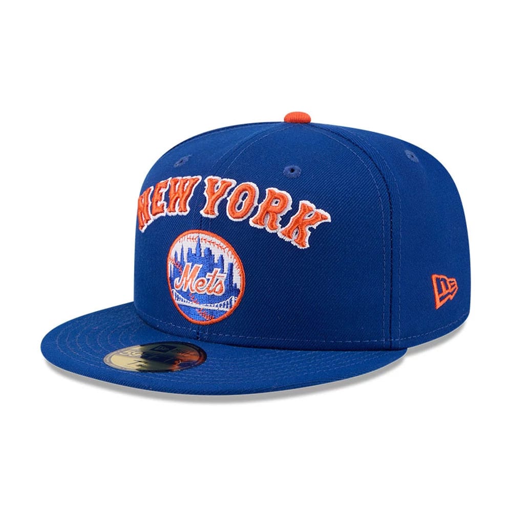 The Cap別注　NEWERA 59FIFTY 7 3/8 NY Mets MLB X Seinfeld Cooperstown New York Mets Blue 59FIFTY Fitted Cap