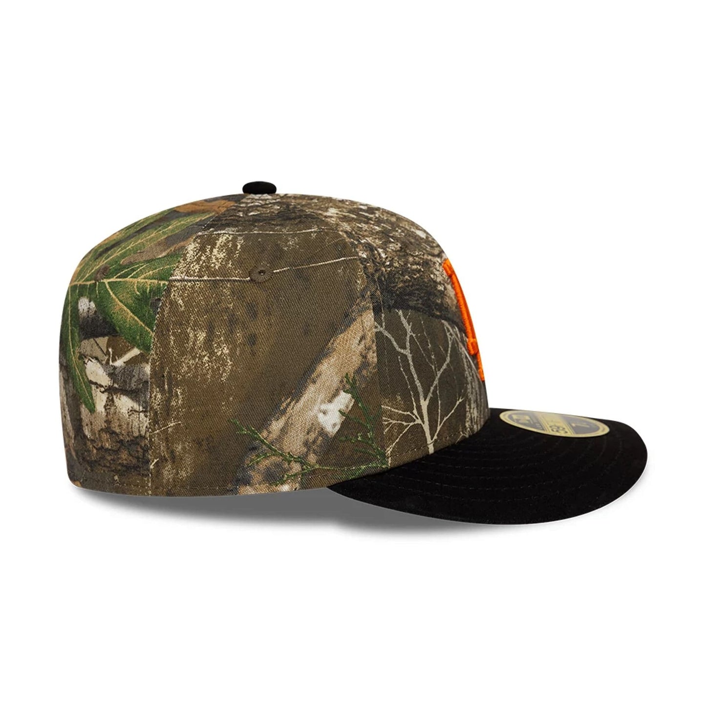 Pictured is this MLB Realtree LA Dodgers Low Profile 59FIFTY Fitted cap in assorted print. 6