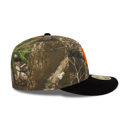 Pictured is this MLB Realtree LA Dodgers Low Profile 59FIFTY Fitted cap in assorted print. 6