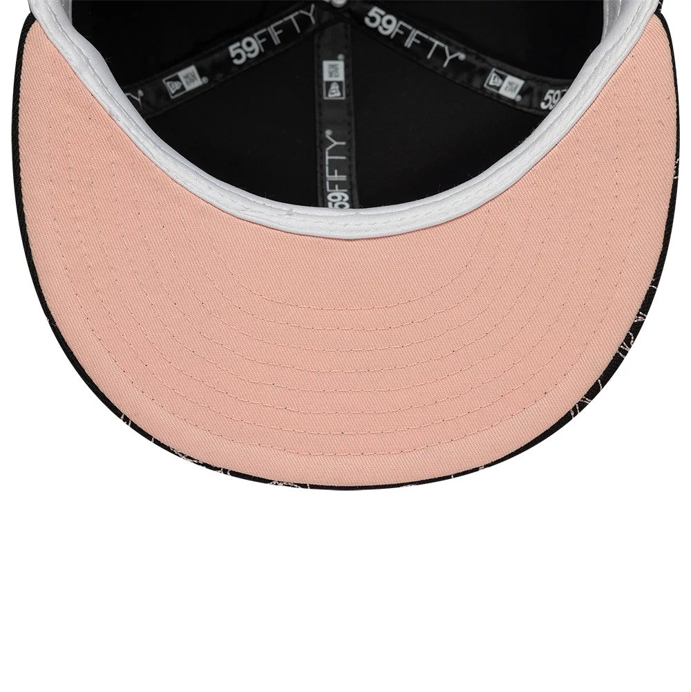 Pictured is this New Era Cherry Blossom 59FIFTY Fitted cap in black. 2