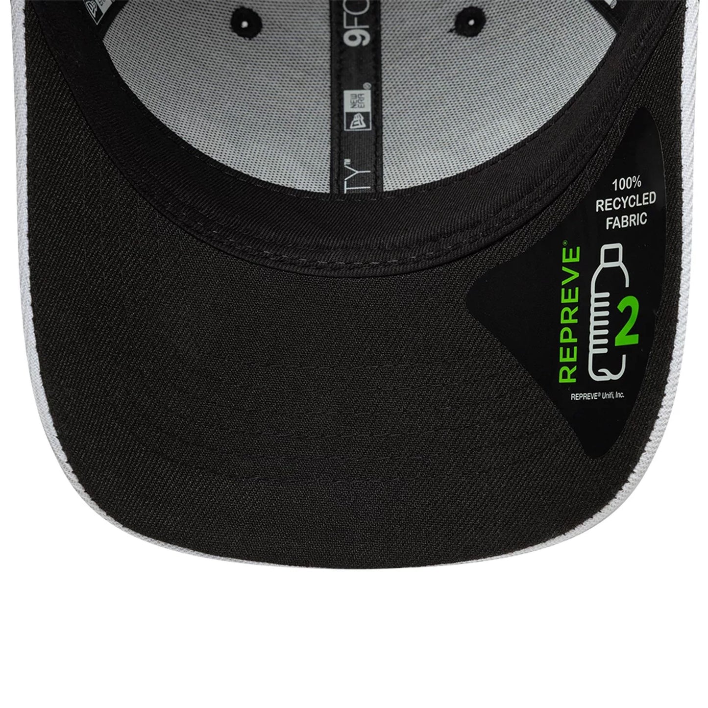 Pictured is this Repreve® Sail GP Piping 9FORTY cap in black. 5