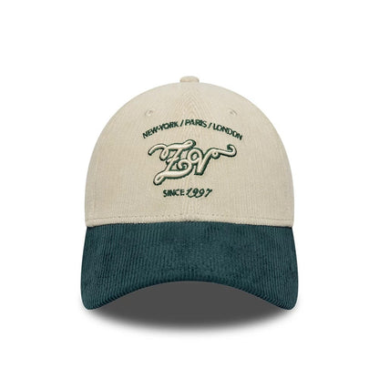 Pictured is this New Era X Zadig & Voltaire Cord 9FORTY Adjustable cap in Cream. 3