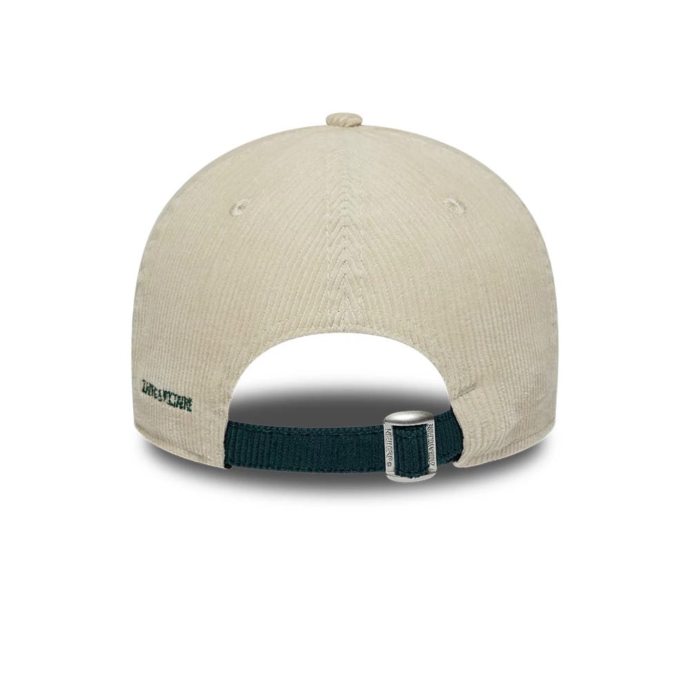 Pictured is this New Era X Zadig & Voltaire Cord 9FORTY Adjustable cap in cream & green. 5