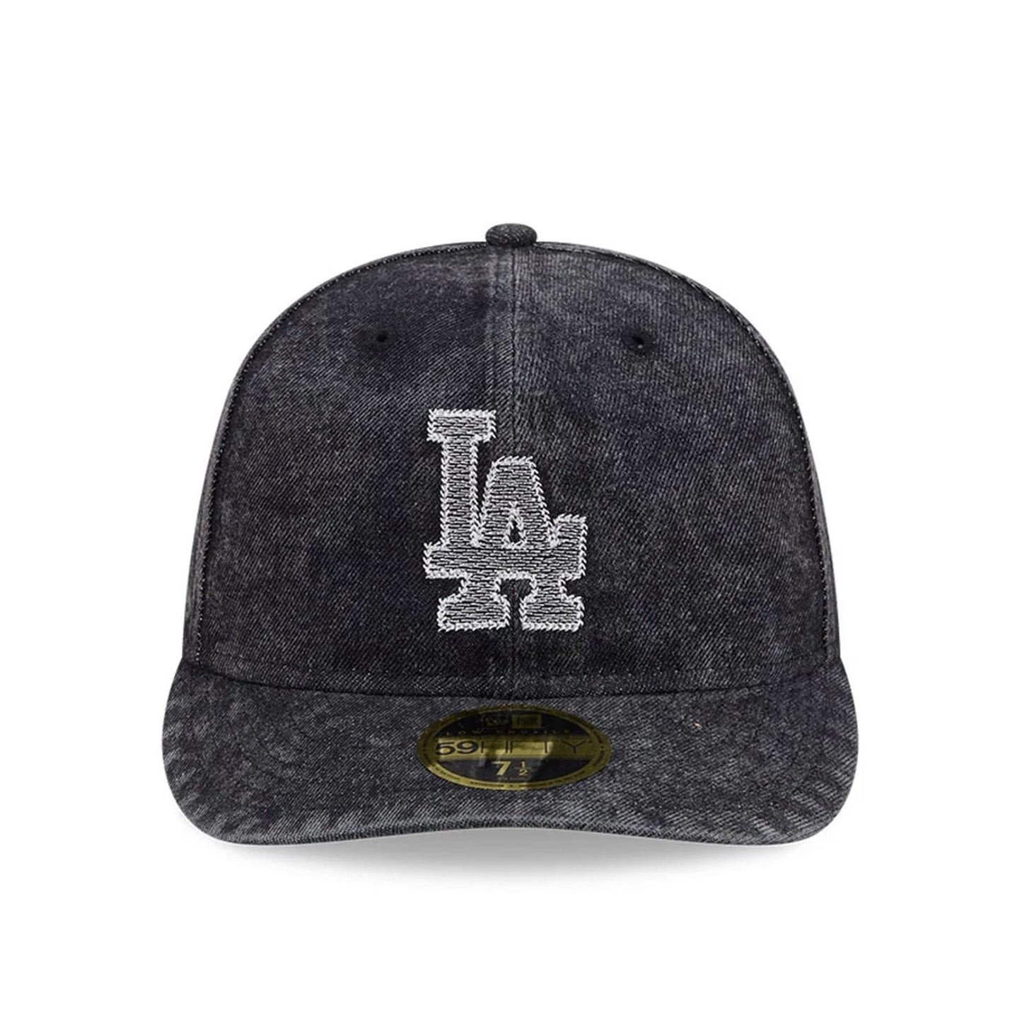 Pictured is this MLB 59FIFTY Day LA Dodgers Low Profile 59FIFTY Fitted cap in black. 3