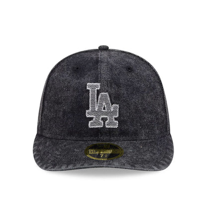Pictured is this MLB 59FIFTY Day LA Dodgers Low Profile 59FIFTY Fitted cap in black. 3