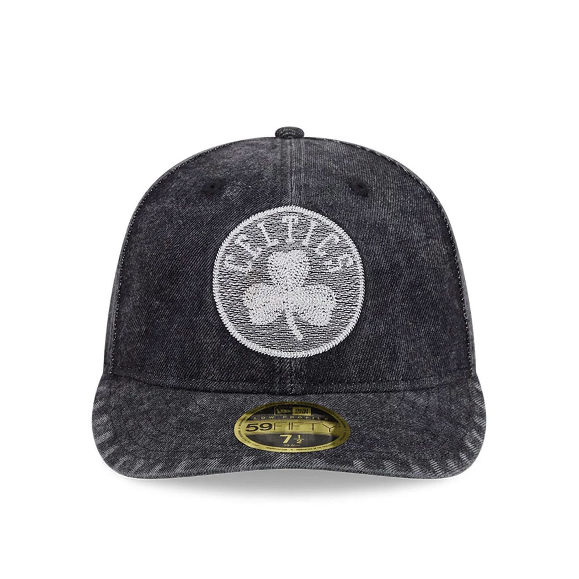 Pictured is this NBA 59FIFTY Day Boston Celtics Low Profile 59FIFTY Fitted cap in black. 3