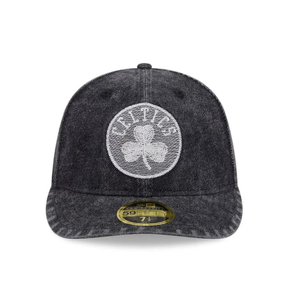 Pictured is this NBA 59FIFTY Day Boston Celtics Low Profile 59FIFTY Fitted cap in black. 3