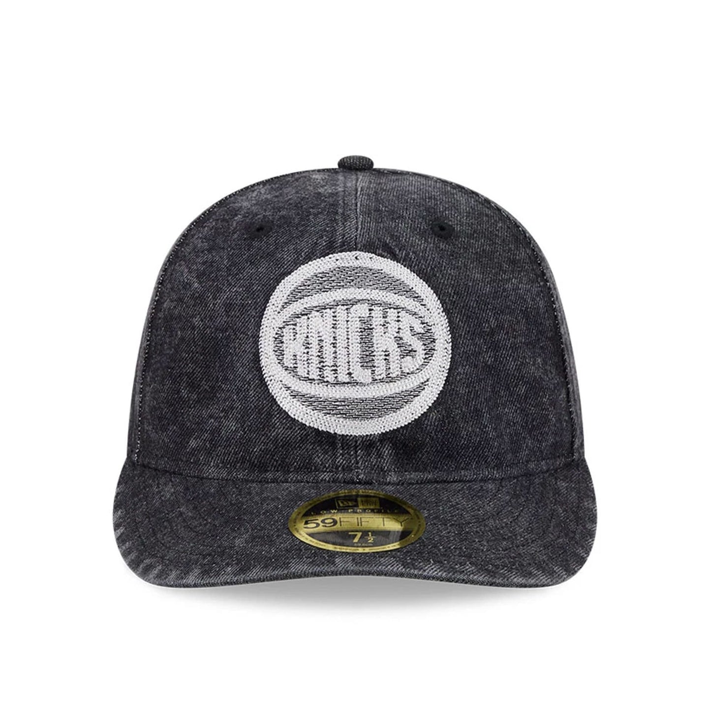 Pictured is this NBA 59FIFTY Day New York Knicks Low Profile 59FIFTY Fitted cap in black. 3