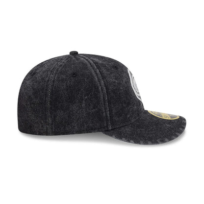 Pictured is this NBA 59FIFTY Day New York Knicks Low Profile 59FIFTY Fitted cap in black. 7