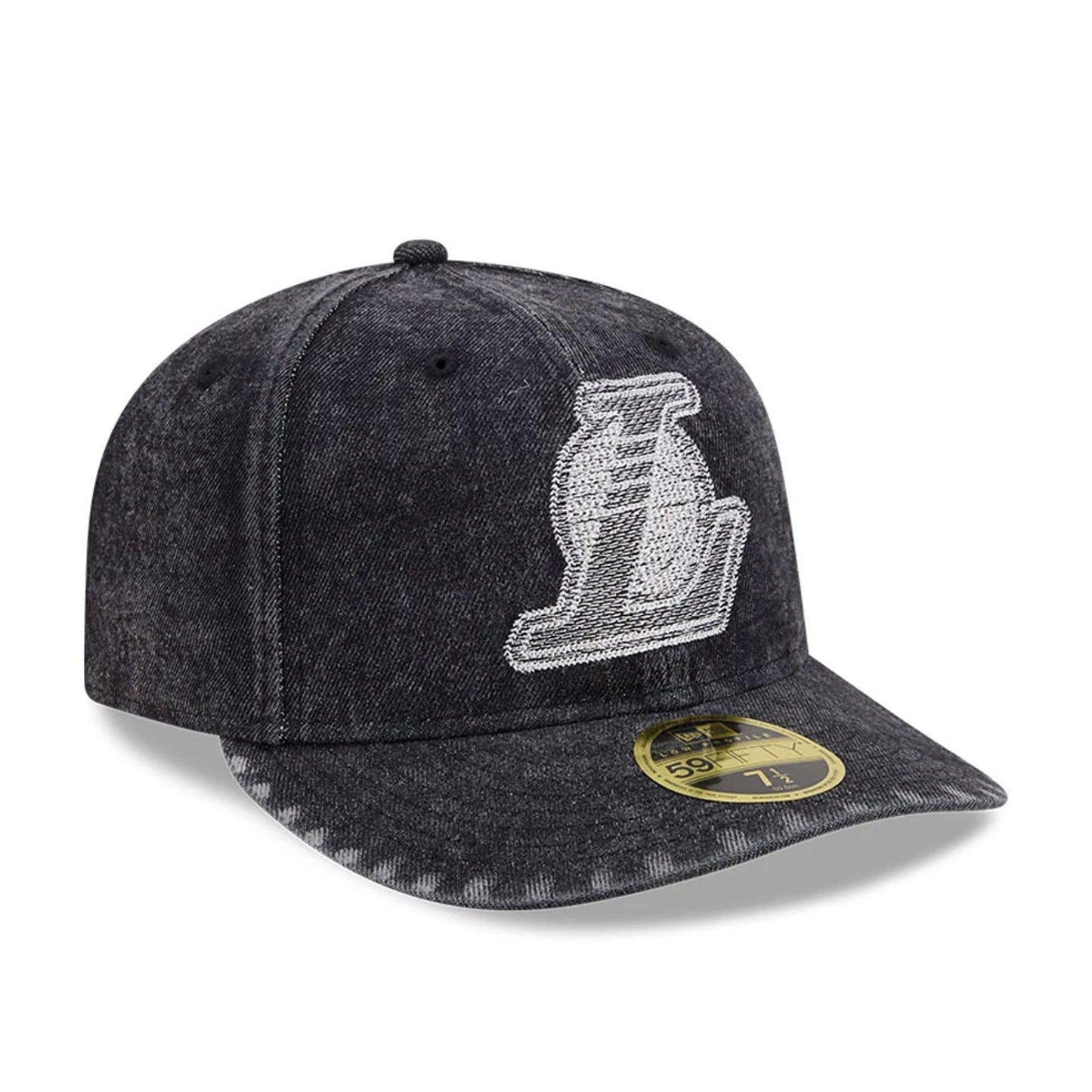 Pictured is this NBA 59FIFTY Day LA Lakers Low Profile 59FIFTY Fitted cap in black. 4
