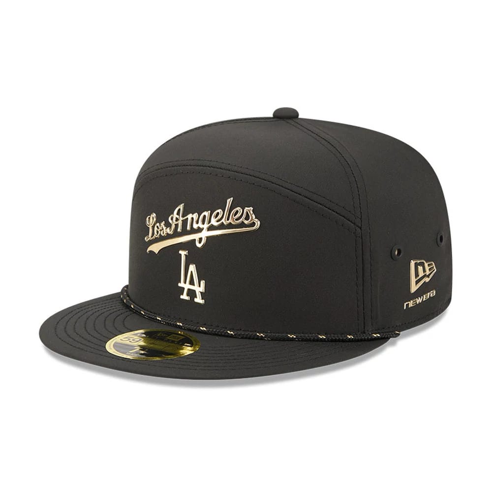 MLB 59FIFTY Day LA Dodgers Black Split Panel 59FIFTY Fitted Cap