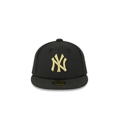 Pictured is this MLB 59FIFTY Day New York Yankees Mini 59FIFTY Fitted cap in black. 2